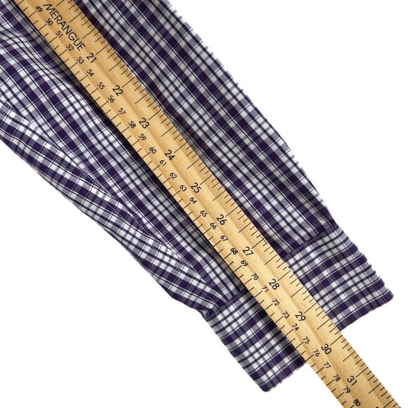Brooks Brothers Plaid Button Down Shirt Mens S Non-Iron Supima Cotton - Picture 12 of 14